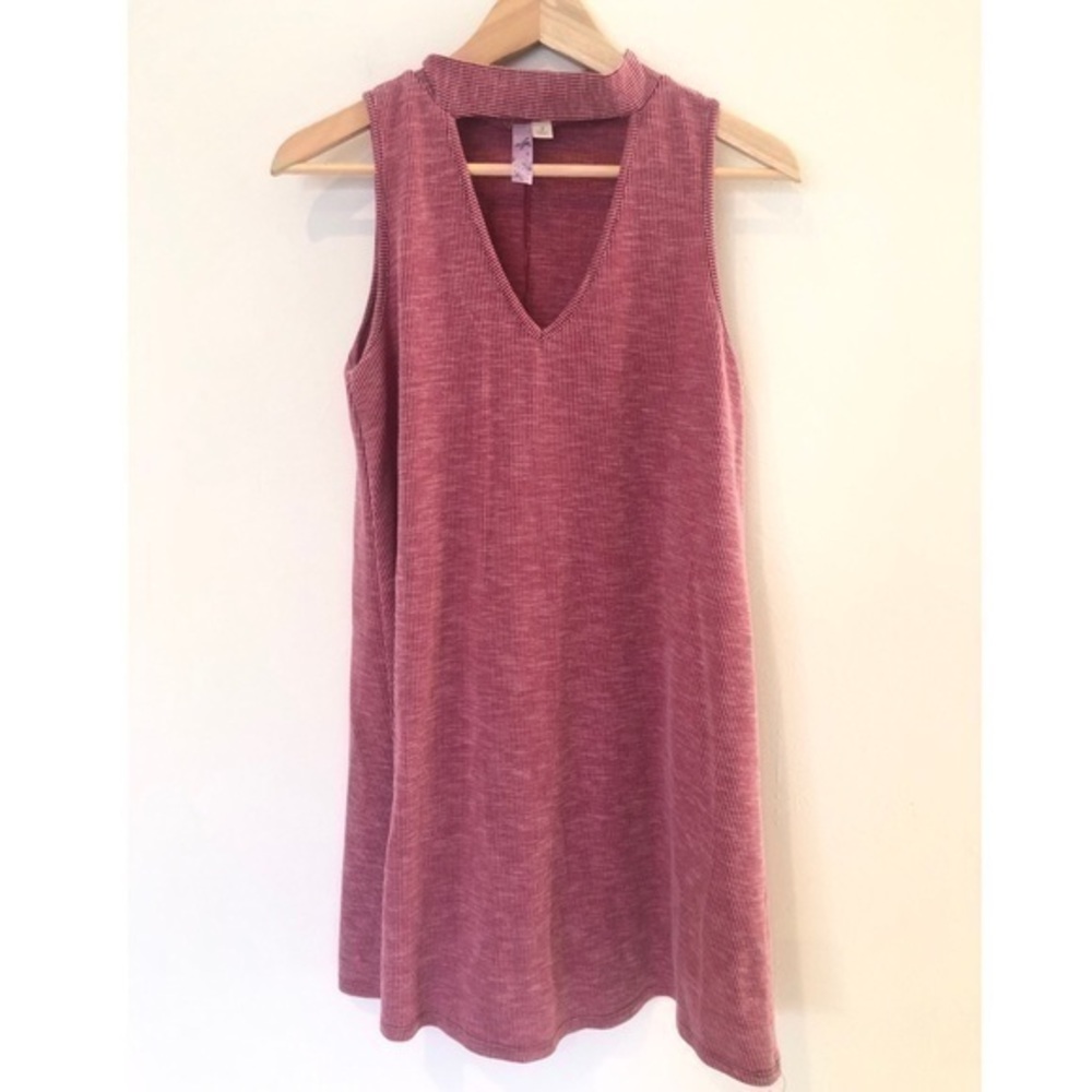 Alya ribbed Keyhole Swing Dress or Tunic Size Small